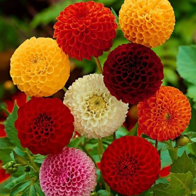 Микс Помпонных Георгин Микс Помпонных Георгин - Dolina-Sad.Ru