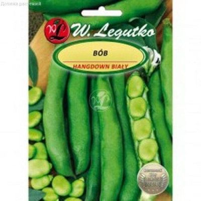 Боб садовый Хенгдаун белый (Польша) Боб садовый Хенгдаун белый (Польша) фото